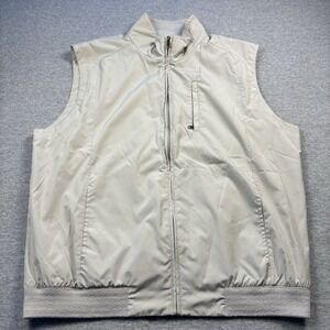 IZOD XFG Men's Large Golf Pullover Wind Vest Lightweight Outdoor Sleeveless